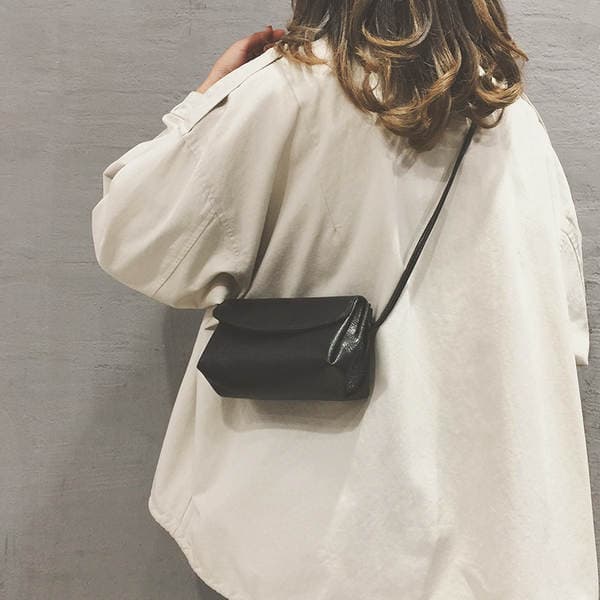Fashion PU Leather Handbag Trendy Women's Shoulder Bag Casual Versatile Soft Leather Crossbody Bag Large Capacity Commuter Shopping Bag