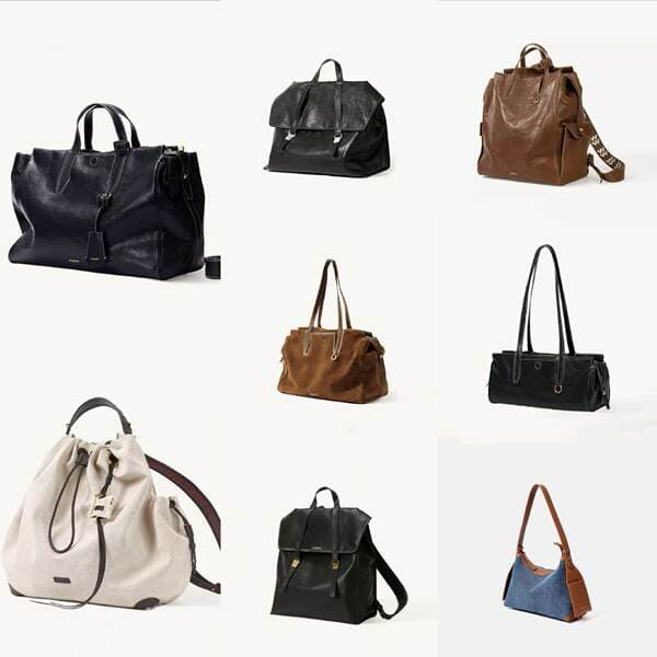 Travel Briefcase Denim Backpack Handbag Shoulder Bag Crossbody Bag Multi-Purpose Laptop Bag For Women