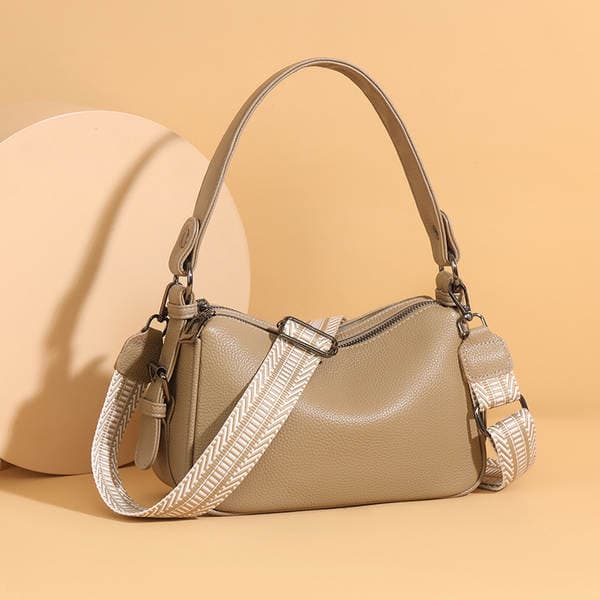Manufacturer Genuine Leather Women's Bag 2025 New Arrival Commuter Versatile Underarm Shoulder Bag Top Grain Cowhide Simple Handbag Crossbody Bag