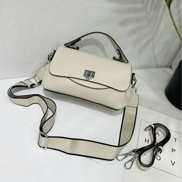 2025 Spring Top Grain Cowhide Leather Women's Handbag Shoulder Crossbody Bag Underarm Bag Genuine Leather Purse