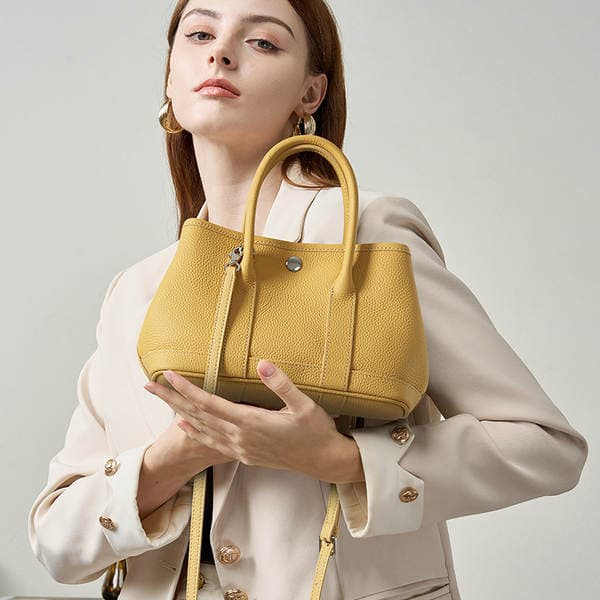 2025 New Design Summer Crossbody Genuine Leather Women's Bag - Niche Luxury Handheld Garden Bag