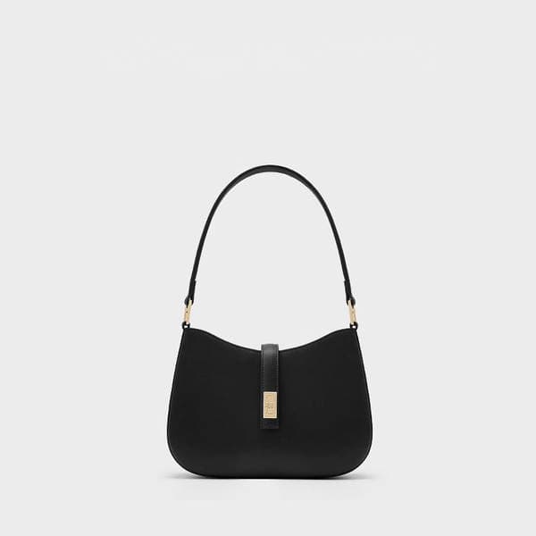 Premium Genuine Leather Women's Handbag 2025 New Arrival Fashion Versatile Minimalist Niche Shoulder Underarm Crescent Bag