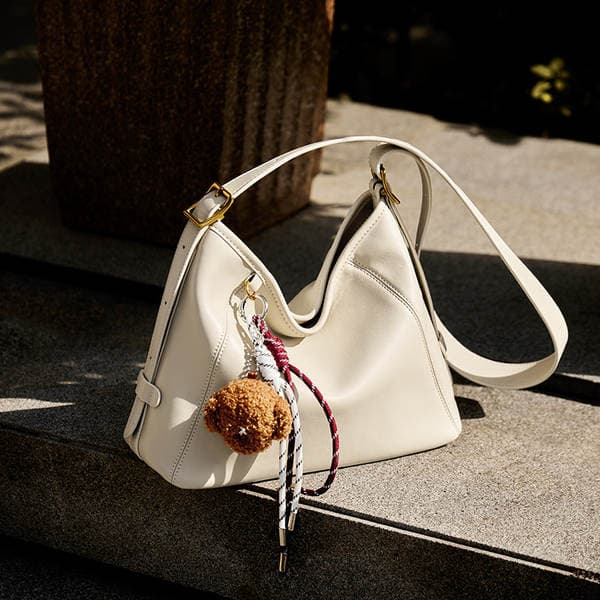 Nalandu Coco Women's 2026 New Spring/Summer Large Capacity Bucket Bag Genuine Leather Shoulder And Crossbody Bag For Commuting