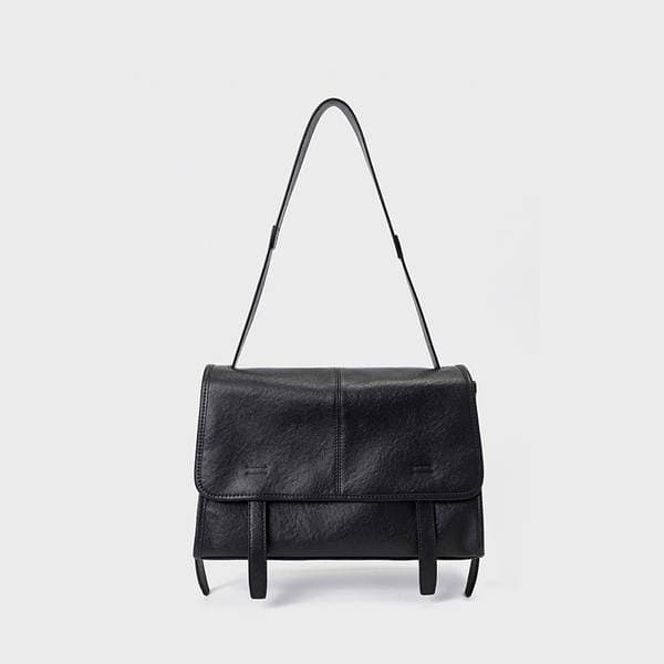 Vintage Cowhide Messenger Bag Large Capacity Commuter Shoulder Crossbody Tote Bag Premium Genuine Leather Handbag For Women
