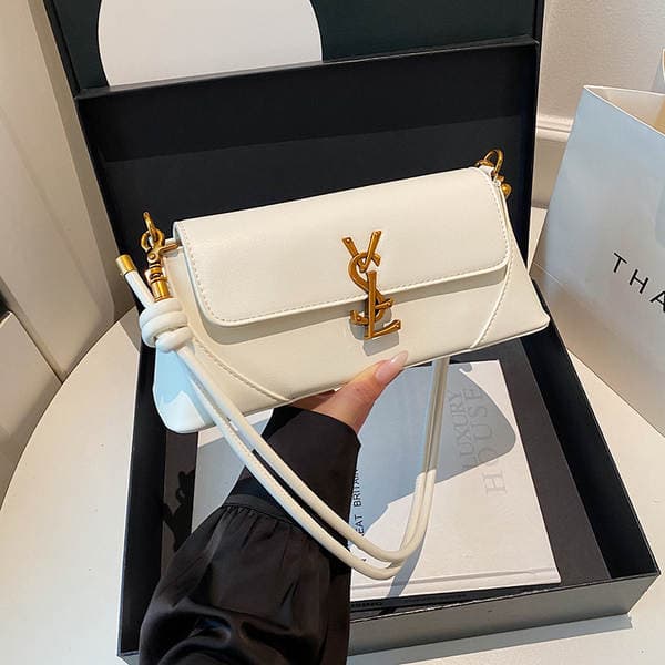 2026 New Cross-Border Women's Niche Versatile Baguette Bag Luxury Shoulder Bag Crossbody Bag European And American Style Underarm Bag