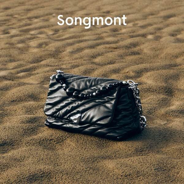 Songshan New Trendy Messenger Bag Single Shoulder Crossbody Handbag Commuter Soft Cowhide Small Square Bag For Women