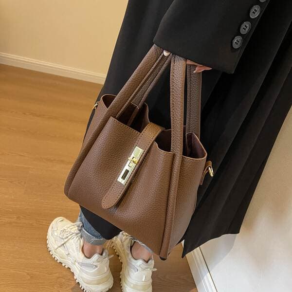 Vegetable Basket Handbag For Women 2025 New Autumn/Winter Retro Fashion Bucket Bag Luxury Niche Crossbody Bag