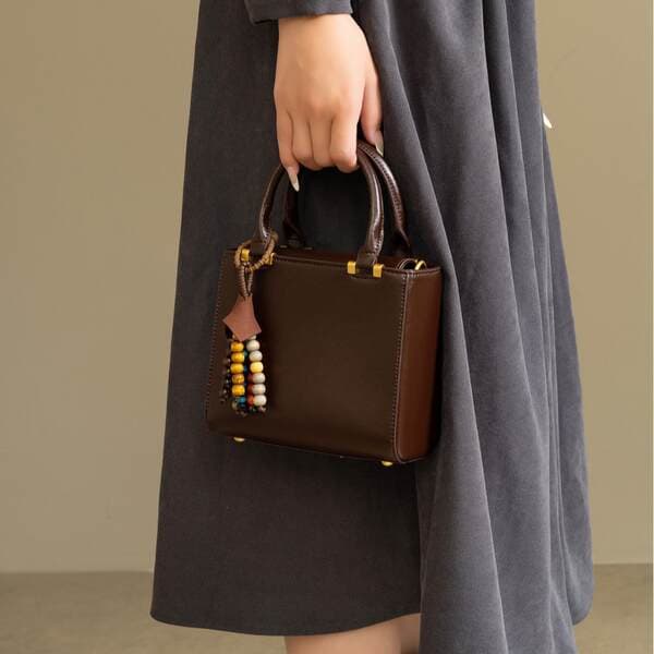 2026 Spring/Summer New Women's Casual Date Versatile Niche High-Texture Handbag Crossbody Bag With Pendant