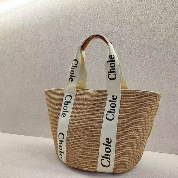 Beach Woven Straw Bag For Women Summer Market Basket Beach Bag Vacation Handbag New Fashion Ins Style