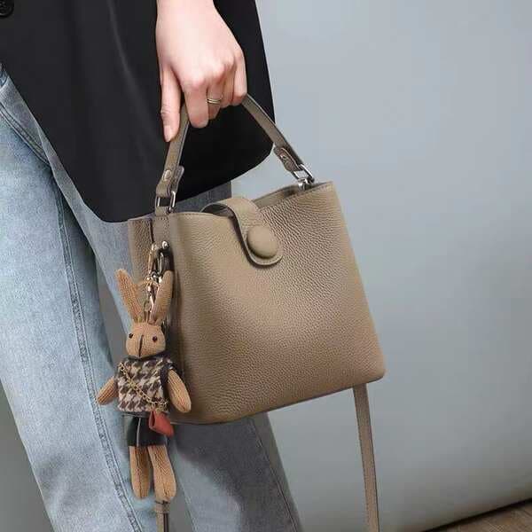 Women's Handbags 2025 Spring/Summer New Fashion Versatile Bucket Bag Luxury Shoulder Crossbody Handbag