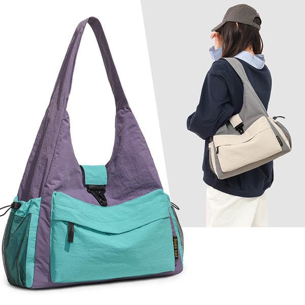 2026 Spring New Tote Bag High-End Commuter Contrast Color Fashion Casual Shoulder Bag For Women Large Capacity Custom