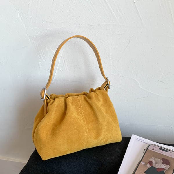 Niche Fashion Pleated Cloud Bag For Women 2025 New Retro Matte Dumpling Bag Casual Trendy Shoulder Crossbody Bag