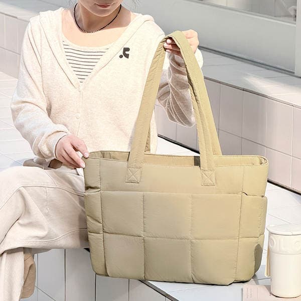 Runhui Large Capacity Tote Bag For Women, Commuter Shoulder Bag, Crossbody Laptop Bag, Stylish Handbag