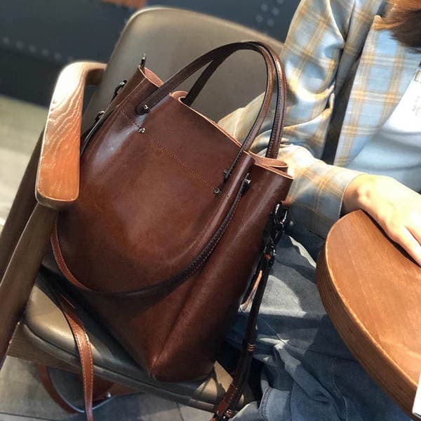 Women's Cowhide Leather Bag 2025 New Arrival - Shoulder Bag, Handbag, Crossbody Bag, Luxury High-End Large Capacity Genuine Leather Bag
