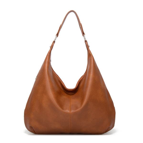 Retro Patchwork Tote Bag For Women New Trendy Large Capacity Shoulder Handbag Soft Leather Underarm Bag Versatile Commuter Bag