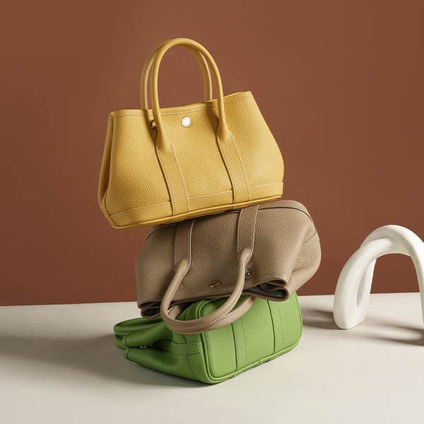 Niche Design New Crossbody Genuine Leather Women's Bag - Premium Top Grain Cowhide Mini Handheld Garden Bag