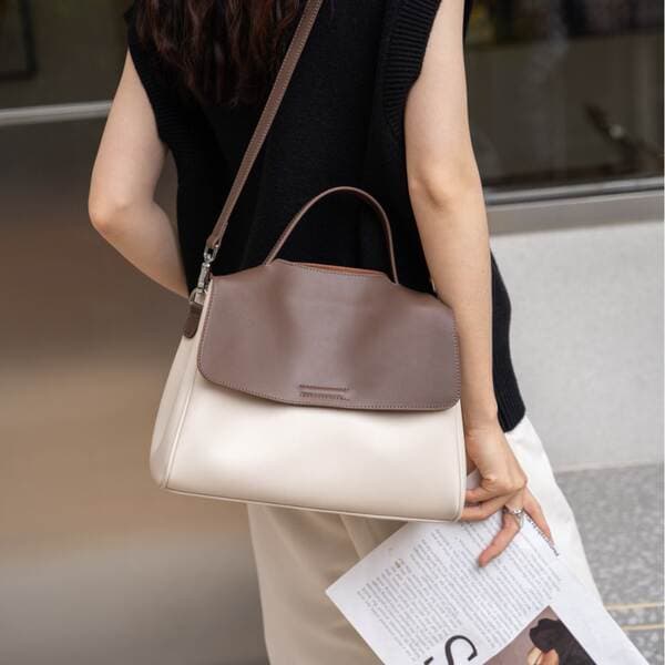 Spring/Summer New Soft Cowhide Tote Bag For Women - Luxury Large Capacity Genuine Leather Shoulder & Crossbody Bag For Commuting