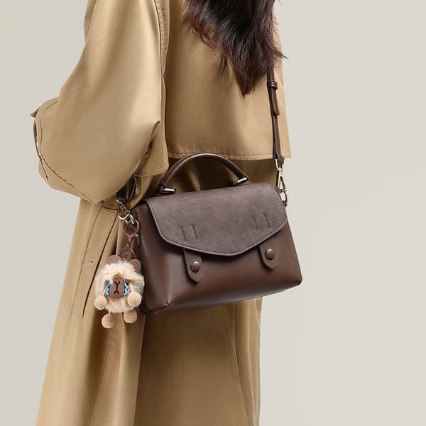 Women's Handbag 2026 New Summer Genuine Leather Crossbody Bag Luxury Cambridge Shoulder Bag