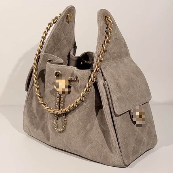 2025 New Matte Drawstring Bucket Bag Retro Suede Hobo Underarm Bag Shoulder Handbag Hippie Bag For Women