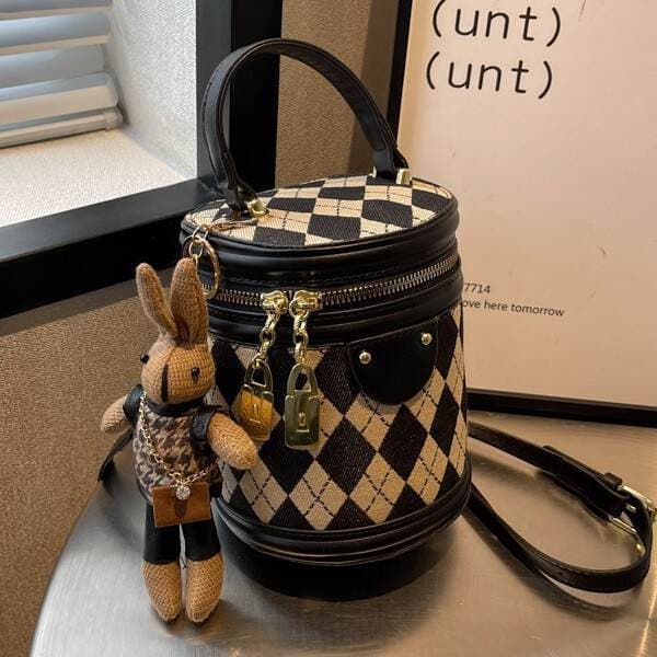 Cross-Border Retro Fashion Versatile Bucket Bag For Women 2025 New Arrival Luxury Niche Shoulder Bag