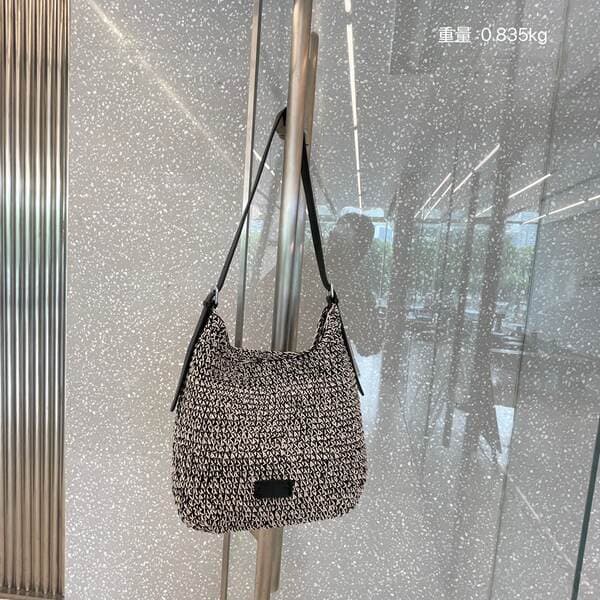Hand-Woven Wax Cord Women's Bag 2026 New Arrival Trendy Cowhide Shoulder Underarm Bag Vacation Style Handbag