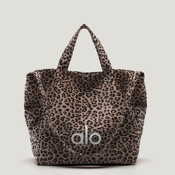 Women's Suede Large Capacity Tote Bag Crossbody Shoulder Bag Leopard Print New Arrival Wholesale