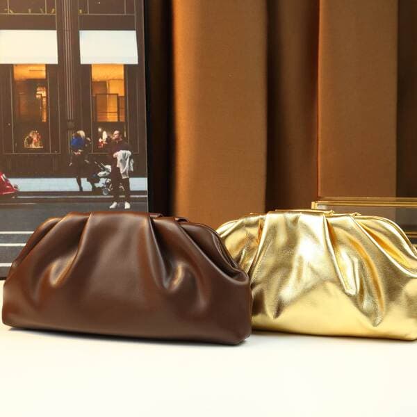 European And American New Women's Cloud Bag Evening Bag Fashion Pleated Luxury Versatile Crossbody Bag