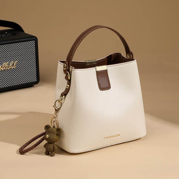2025 Trendy Women's Small Bag - Spring/Summer Versatile Single Shoulder Crossbody Bag, Korean Style Textured Bucket Handbag