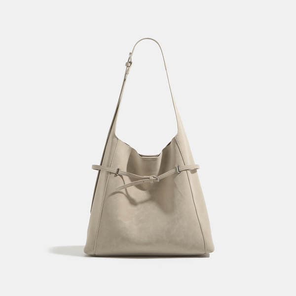 Maillard Soft Leather Hobo Versatile Tote Bag For Women 2025 Summer New Shoulder Crossbody Underarm Commuter Bag