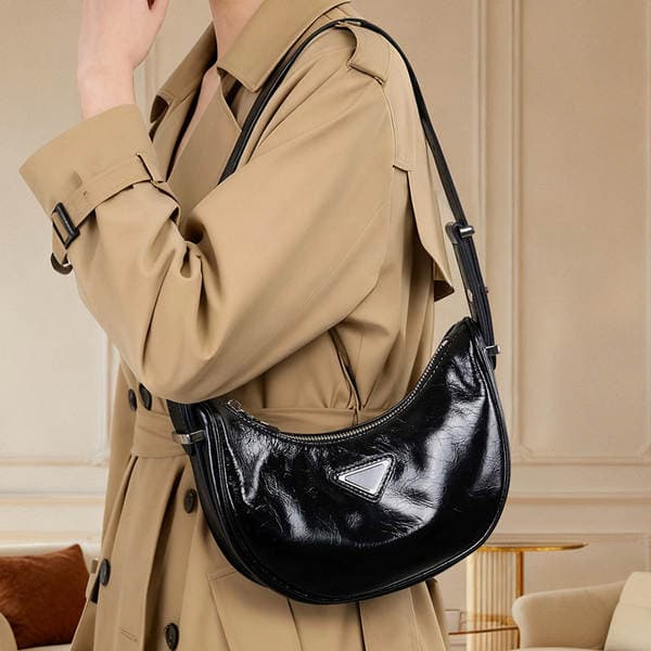 CBBKR&KJJ French Niche Crescent Bag for Women 2026 New Arrival Luxury Underarm Bag Single Shoulder Crossbody Bag