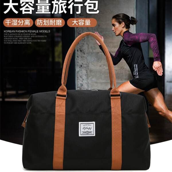 Women's Outdoor Commuter Travel Bag, Oxford Cloth Handbag For Storage, Sports And Gym Bag