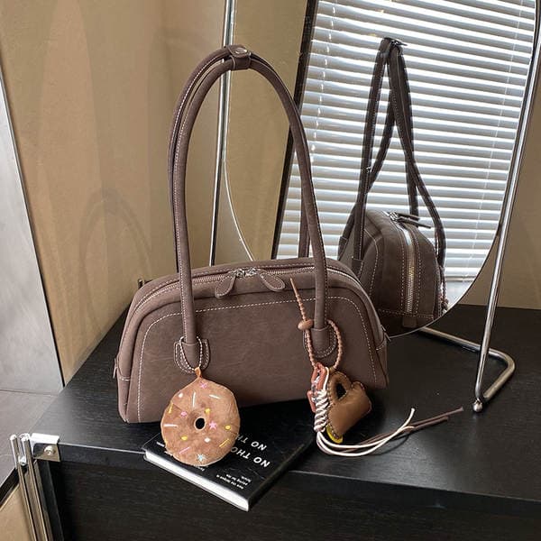 Niche Retro Underarm Bag For Women 2025 New Autumn Shoulder Bag Large Capacity Commuter Boston Pillow Bag