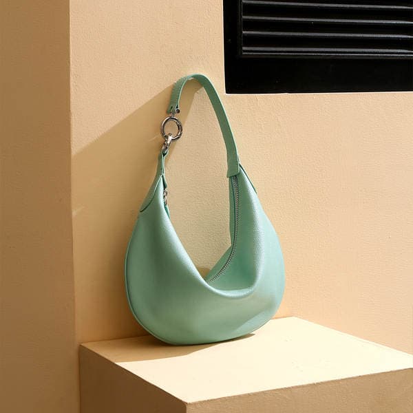 Genuine Leather Women's Bag Autumn 2026 New Arrival Luxury Underarm Bag High-End Handheld Dumpling Bag Cowhide Shoulder Bag
