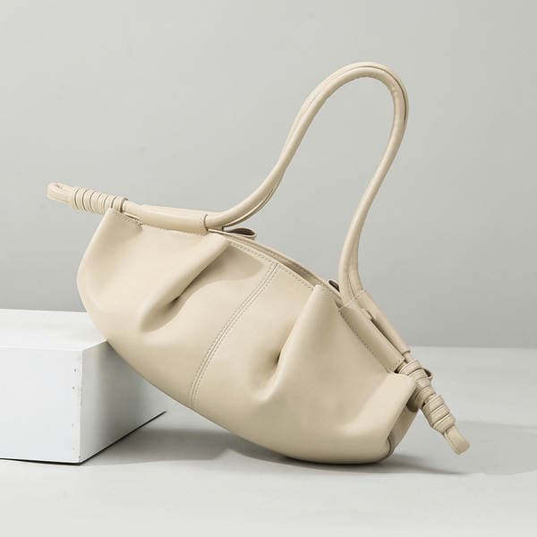 Women's New Shoulder Bag Crossbody Handbag Niche Luxury Soft Leather Cloud Bag Fashion Commuter Bag