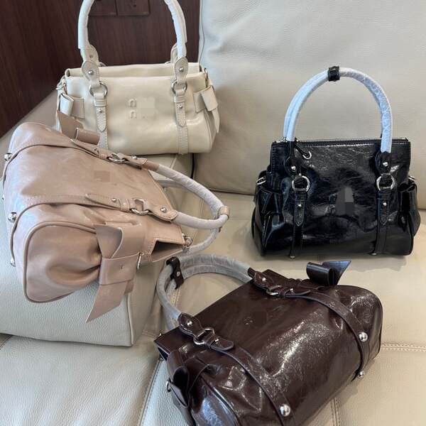 Miuia 2026 New Fashion Versatile Handbag For Women Retro Motorcycle Bag Commuter Shoulder Crossbody Bag