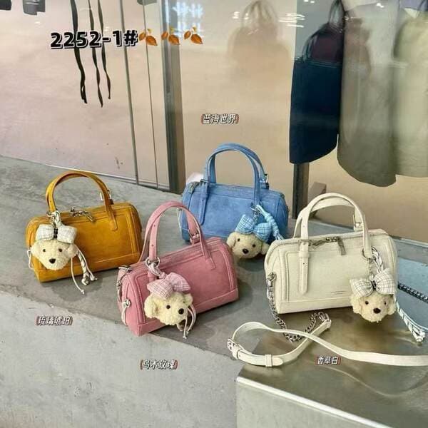 Retro Korean Style Boston Pillow Handbag For Women 2026 Summer New Fashion Luxury Shoulder Crossbody Bag