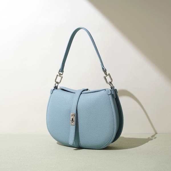 Designer Handheld Shoulder Bag Crescent Bag Niche Minimalist Genuine Leather Crossbody Bag For Women Fashionable New High-End 2026 Commuter