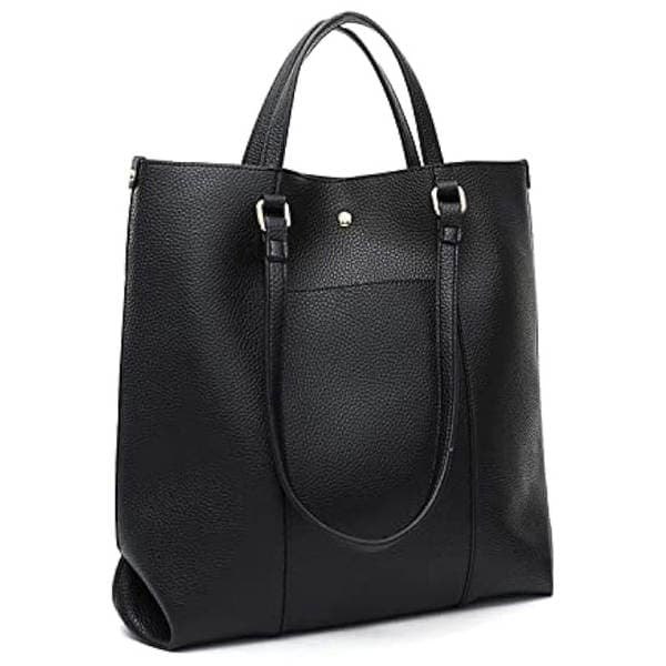 Custom New Simple 2-Piece Set Large Tote Bag Fashionable Water-Resistant Durable PU Leather Women's Handbag