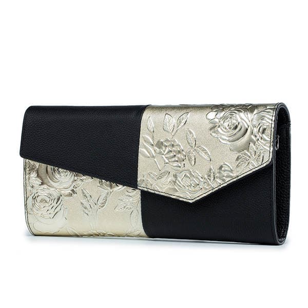 Flap Envelope Clutch Bag Genuine Leather Designer Crossbody Bag Trendy Evening Bag Elegant Handbag For Women