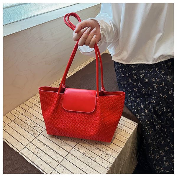 French Style Niche Woven Handbag For Women 2025 New Arrival Luxury Fashion Tote Bag For Work And Commuting