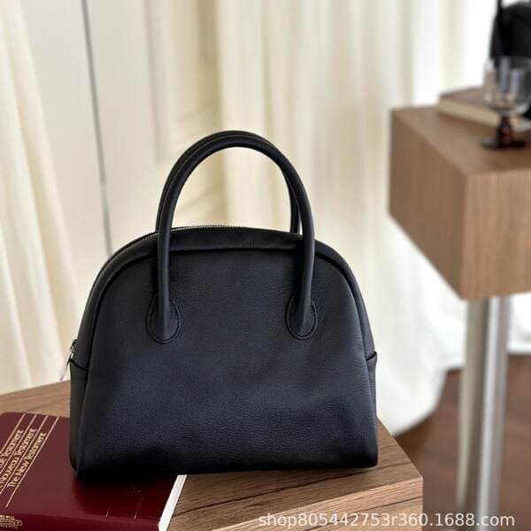 Genuine Top Grain Cowhide Leather Shell Bag For Women, Japanese Classic Aeta Boston Handbag Soft Leather 2024