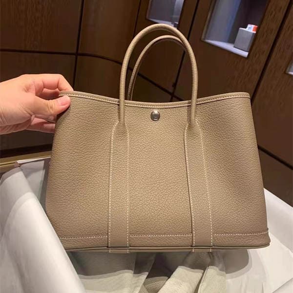 2024 Garden Bag Genuine Leather Women's Handbag Shoulder Crossbody Commuter Bag Top Grain Cowhide Vintage Style