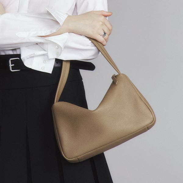 Top Grain Cowhide French Shoulder Underarm Bag 2026 Spring/Summer New Tote Handbag Genuine Leather Shoulder Bag For Women
