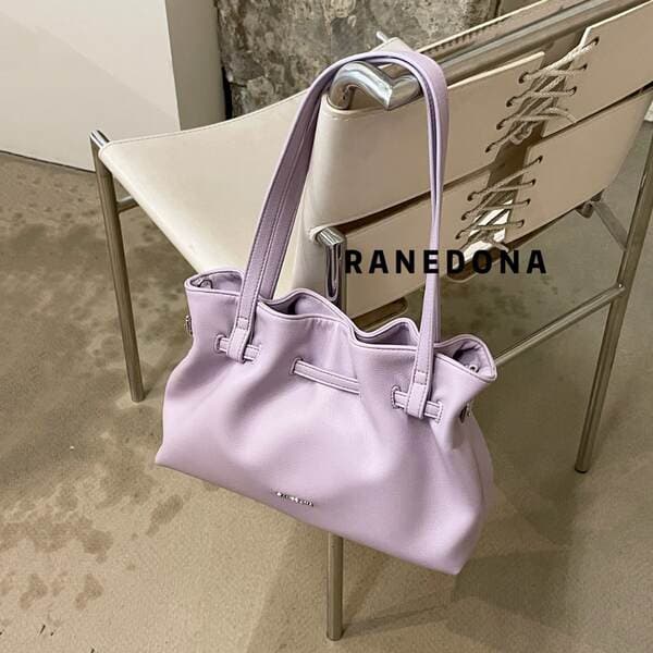 Soft Leather Pleated Cloud Tote Bag For Women 2026 New Hobo Shoulder Bag Large Capacity Underarm Dumpling Bag For Commuting