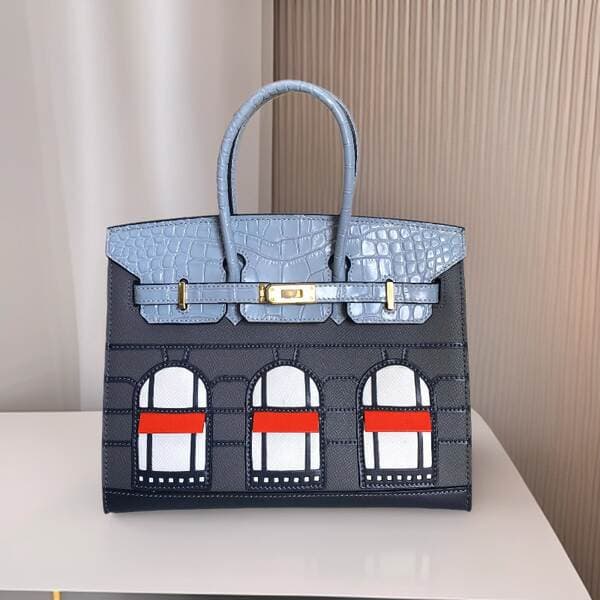 2026 New Genuine Leather Commuter Handbag For Women, Platinum House Bag, High-End Fashion Versatile Tote