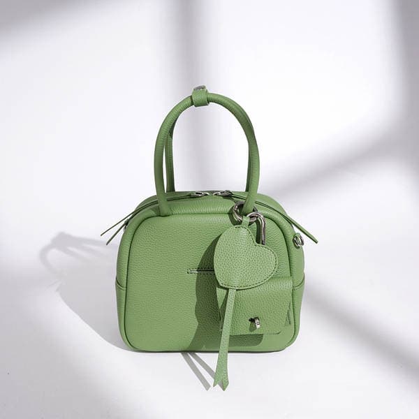 Cross-Border Casual Versatile Boston Women's Bag, Korean Style Niche Genuine Leather Crossbody Bag, Designer Handbag