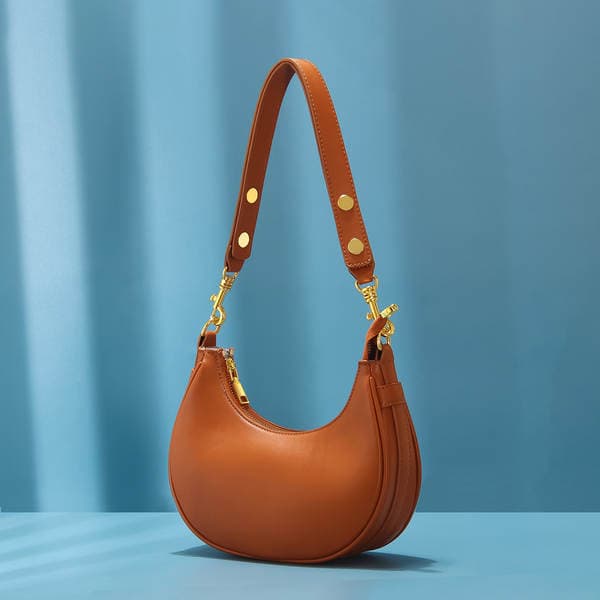 New French Niche Design Underarm Bag Luxury Soft Leather Shoulder Baguette Bag Spring Women's Handbag
