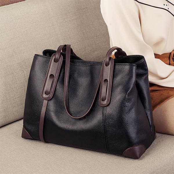 Women's Tote Bag 2026 New Arrival Large Capacity Shoulder Bag Luxury Genuine Leather Commuter Bag