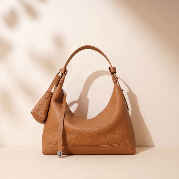 2026 New Collection Lunchbox Bag Niche Underarm Baguette Bag Premium Genuine Leather Shoulder Bag Crossbody Bag For Women