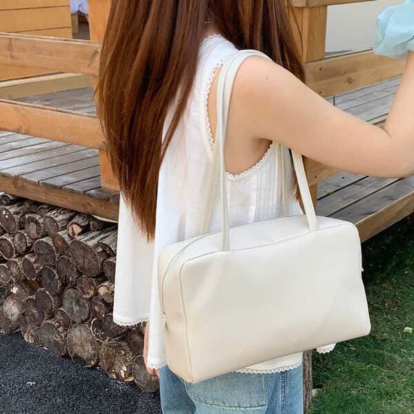 Autumn/Winter Niche Retro Sheepskin Briefcase Genuine Leather Women's Bag 2025 New Large Capacity Versatile Shoulder Handbag